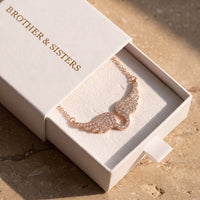 Thumbnail for The rose gold necklace in the Brother & Sisters gift box | SKU: 42002-rose-gold