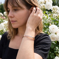 Thumbnail for Travel bracelet — worn, everyday gesture, rose gold | SKU: ttfa-rg