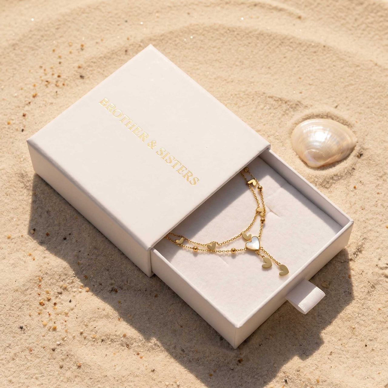 Heart Pearl Anklet