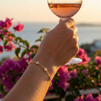 Thumbnail for Crystal Flower Bracelet