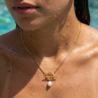 Thumbnail for La Isla Pearl Toggle Necklace
