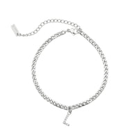 Thumbnail for Silver Initial Anklet