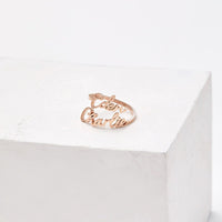 Thumbnail for Double Name Adjustable Ring