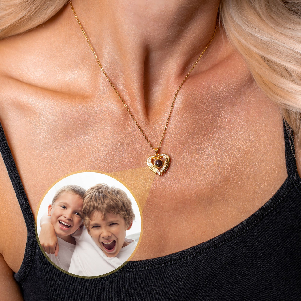 Precious Heart Photo Necklace