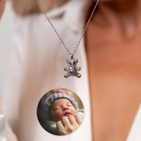 Thumbnail for Teddy Bear Photo Necklace