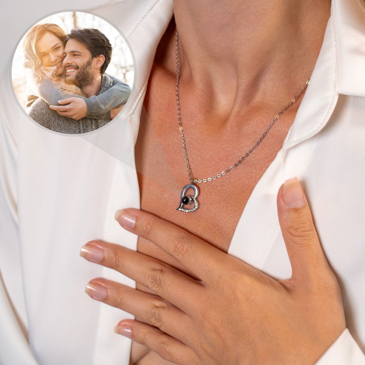 Romantic Photo Necklace