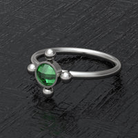 Thumbnail for Amber Nose Ring - Titanium Nose Jewelry - Gold Nose Ring - Nose Piercing Jewelry Nose Ring Brother & Sisters