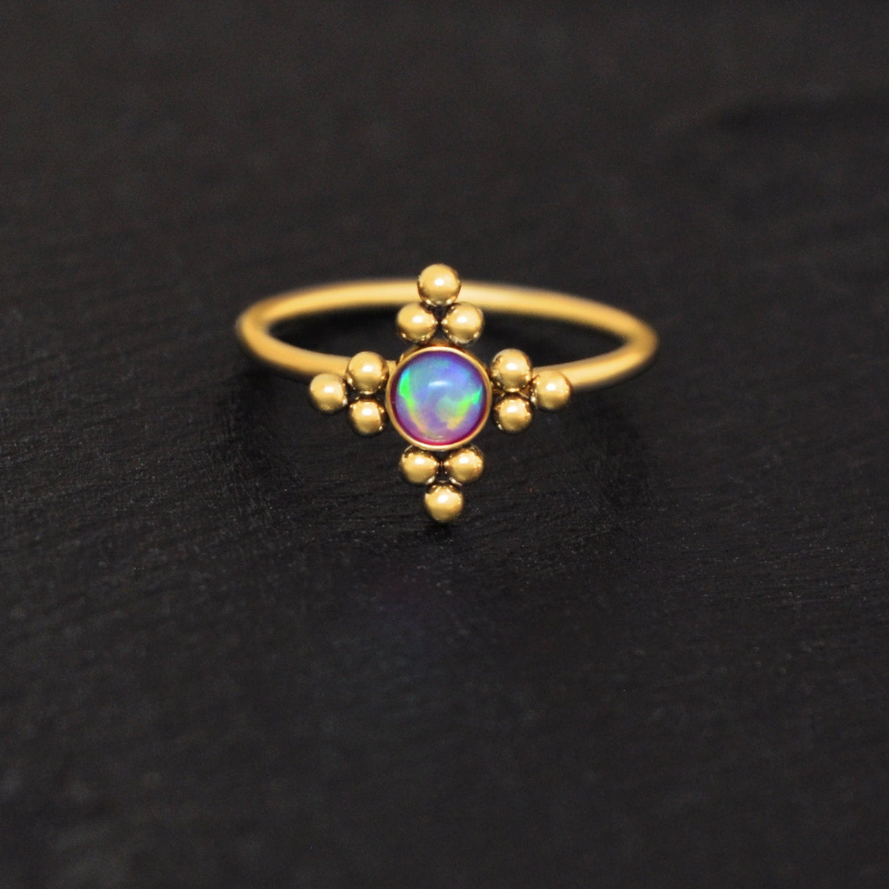 Exclusive Nose Ring Shine - Titanium Nose Jewelry - Gold Nose Ring - Nose Piercing Jewelry Nose Ring Brother & Sisters