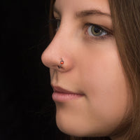 Thumbnail for Exclusive Nose Ring - Titanium Nose Jewelry - Gold Nose Ring - Nose Piercing Jewelry Nose Ring Brother & Sisters