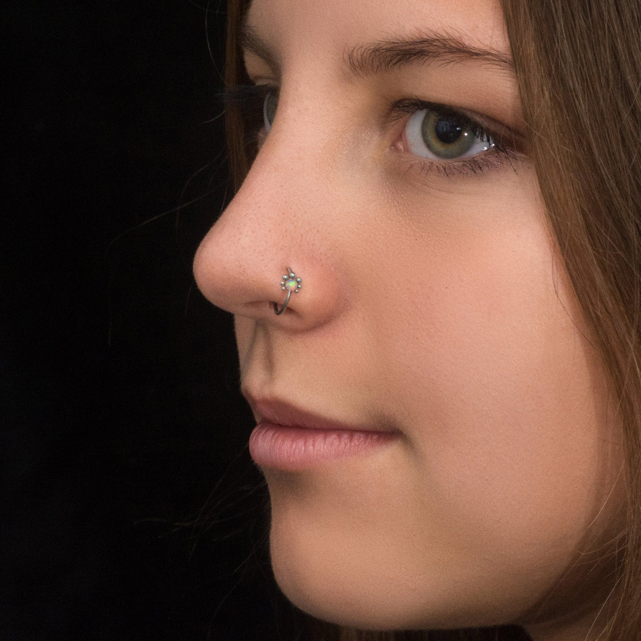 Citrine Nasenpiercing