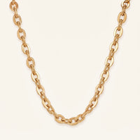 Thumbnail for Gold chain necklace — product photo on a white background, gold | SKU: lachaine