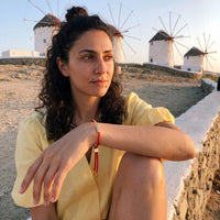 Thumbnail for Braided bracelet — worn on a getaway, gold | SKU: lamour-g