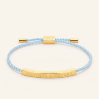 Thumbnail for Light blue bracelet — product photo on a white background, gold | SKU: leciel-g