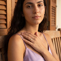 Thumbnail for Heart ring — worn, everyday gesture, gold | SKU: lecoeur