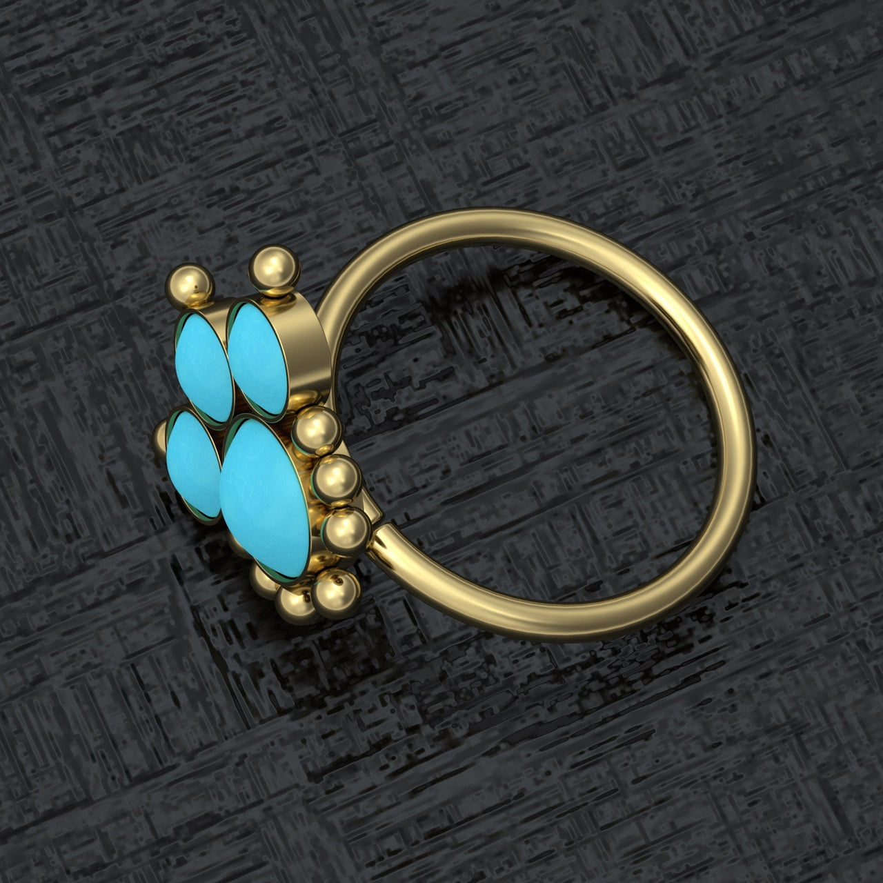 Meteor Nose Ring - Titanium Nose Jewelry - Gold Nose Ring - Nose Piercing Jewelry Nose Ring Brother & Sisters