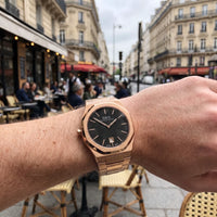 Thumbnail for Royal men's watch worn on a man's wrist – Brother & Sisters (SKU 01122019-royal)