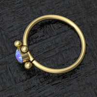 Thumbnail for Satin Nose Ring - Titanium Nose Jewelry - Gold Nose Ring - Nose Piercing Jewelry Nose Ring Brother & Sisters