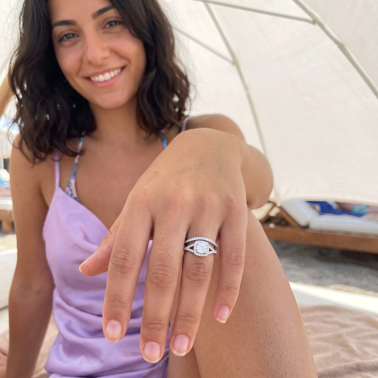 Stacking rings — worn, silver | SKU: 497080-4.5-silver