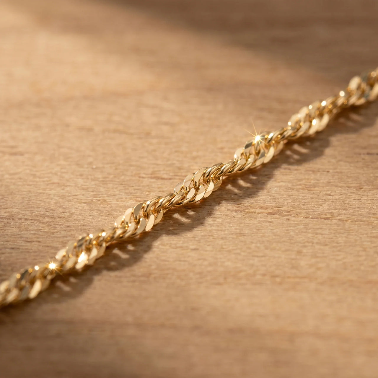 Singapore Twist Anklet
