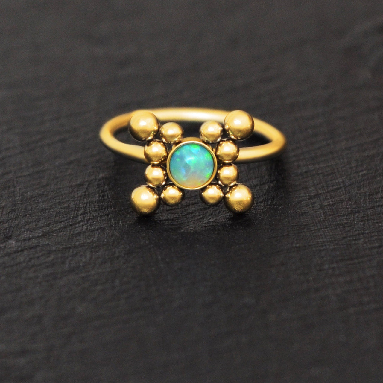 Stormy Nose Ring - Titanium Nose Jewelry - Gold Nose Ring - Nose Piercing Jewelry Nose Ring Brother & Sisters